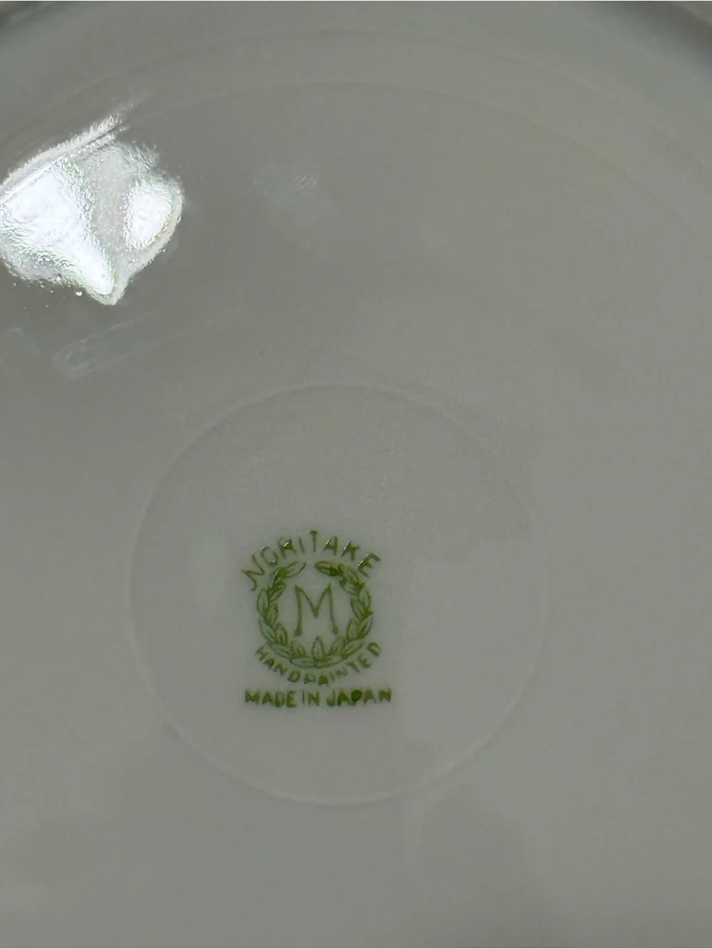 Noritake Peach/Gold Trim Dinner Plates Set (4)